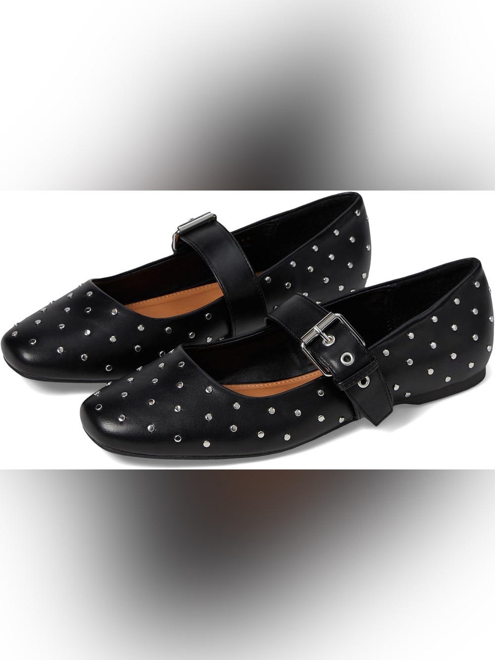 Dolce Vita Mellie Studded Black Mary Jane Flats